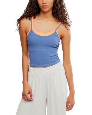 All Clear Coastline Layered Look Tank Top