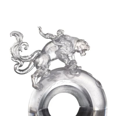 Divine Tiger - Might Crystal Sculpture