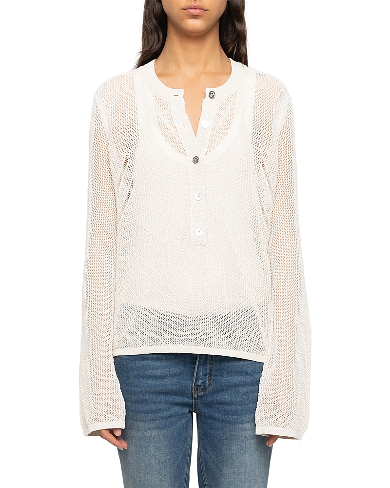 Zadig & Voltaire Mandala Henley Top
