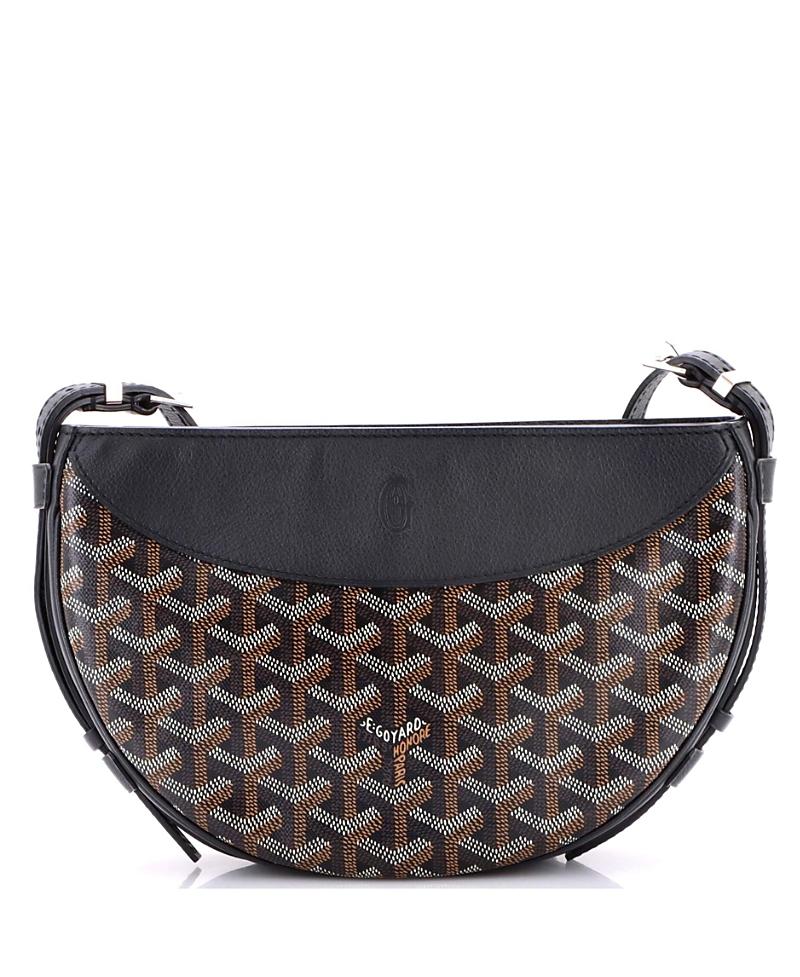 Pre-Owned Goyard Hirondelle Shoulder Bag Coated Canvas and Leather