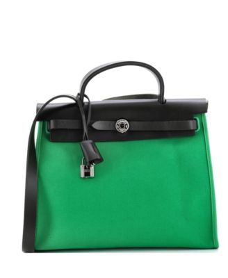 31 Herbag Zip Leather and Toile