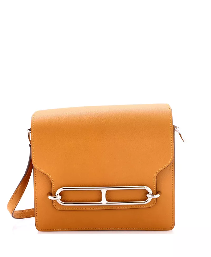 Pre-Owned HERMES 18 Roulis Bag Verso Evercolor