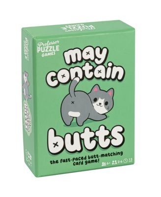  Animal Buttmatching Card Game, Ages 6+