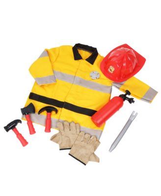  Firefighter 10 Piece Costume Roleplay Set, Ages 3+