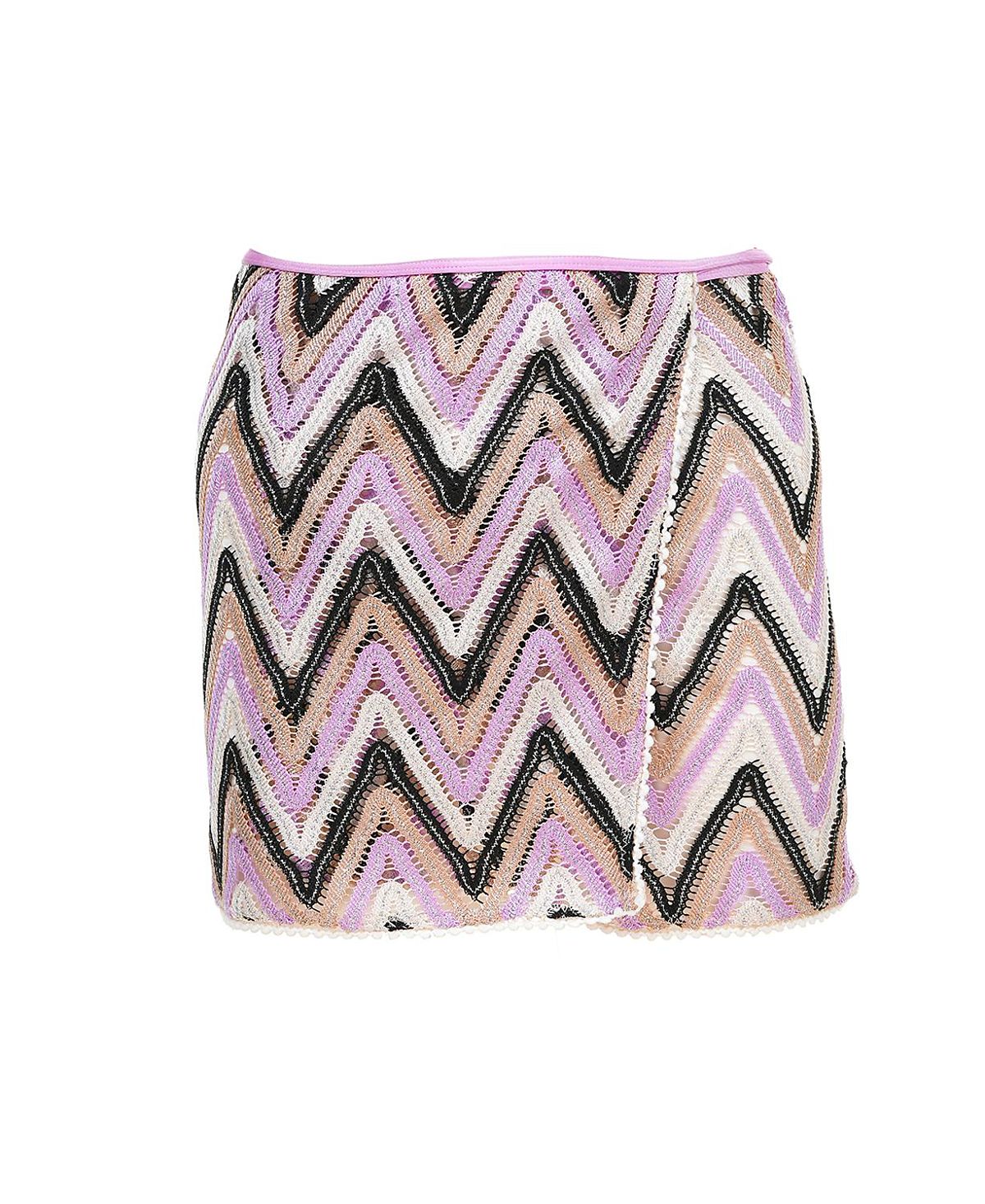 Nessi Byrd Girls' Zig-Zag Knit Wrap Beach Skirt - Little Kid, Big Kid