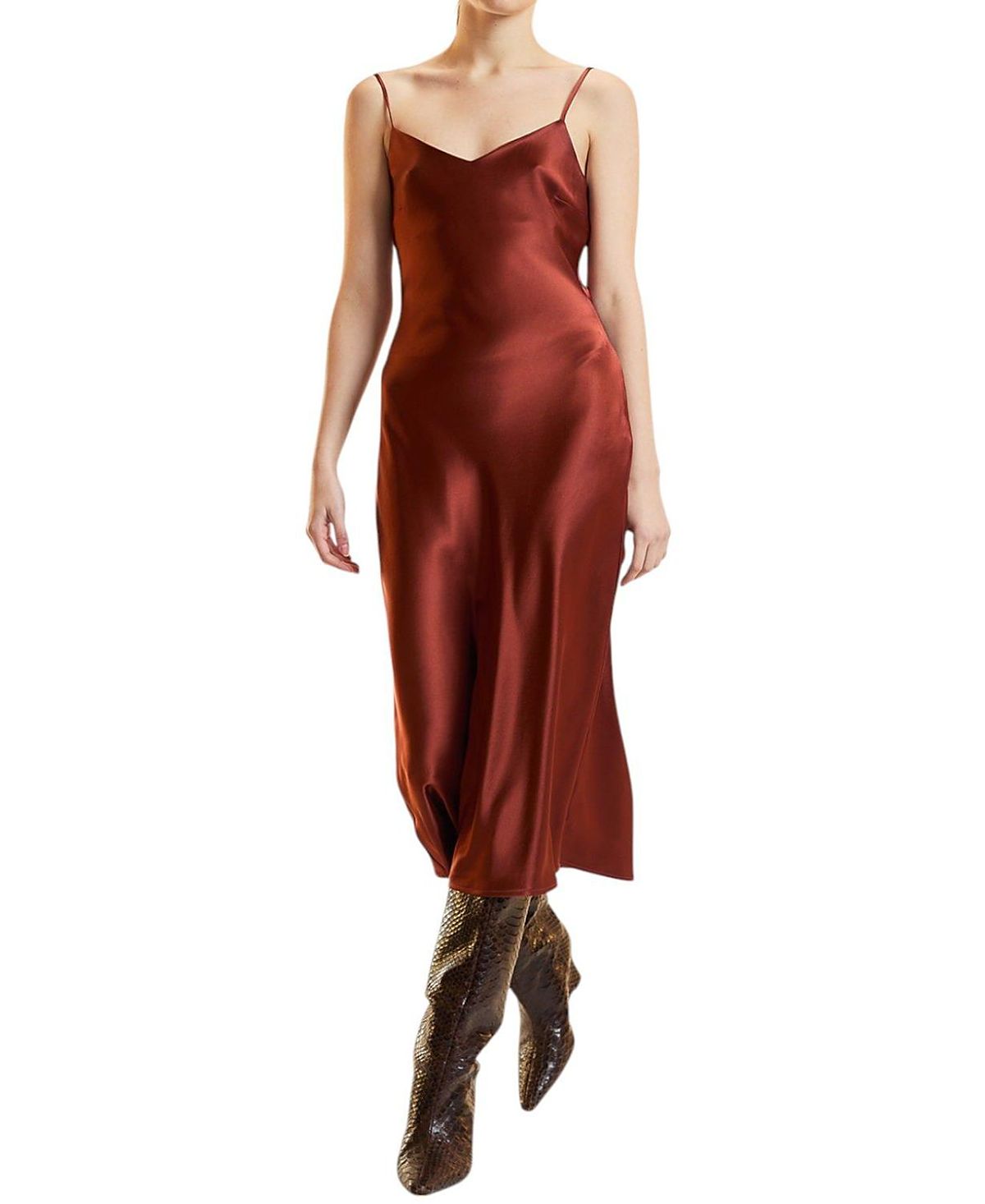 Cynthia Rowley Satin Slip Dress