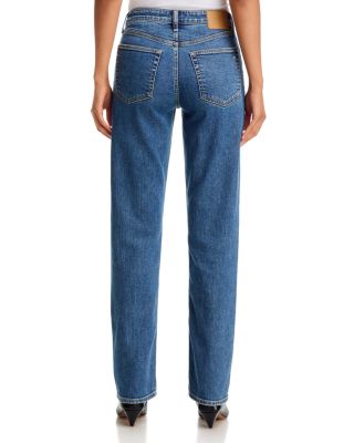 Sutton Mid Rise Slim Straight Cigarette Jeans in Montreal - thumbnail 7