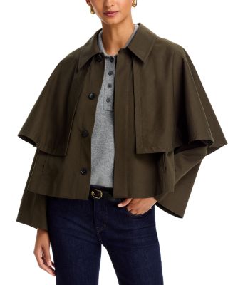 The Paddock Cotton Cape Jacket