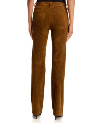 The Suede Rodeo Low Rise Bootcut Jeans in Saddle - thumbnail 3
