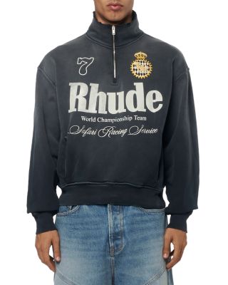 Safari Quarter Zip Logo Sweatshirt