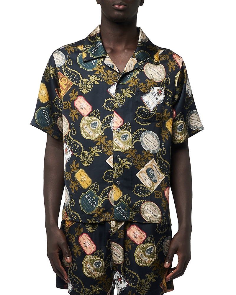 R H U D E Bandana Pattern Woven Shirt