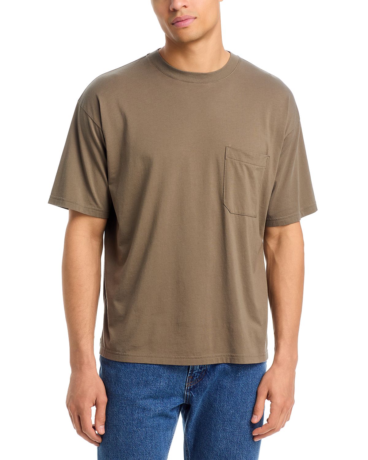 Frame Relaxed Fit Pocket Tee