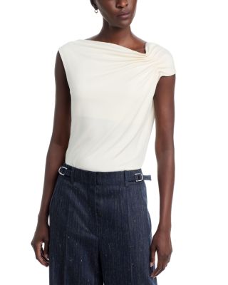 Ejoia Asymmetrical Neck Top