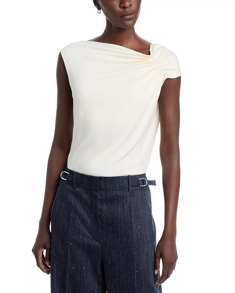 Hugo Boss Ejoia Asymmetrical Neck Top