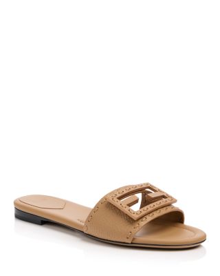 Women's Baguette Leather Selleria Slides