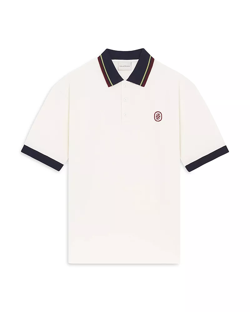 Drole De Monsieur Mirror Logo Polo Shirt