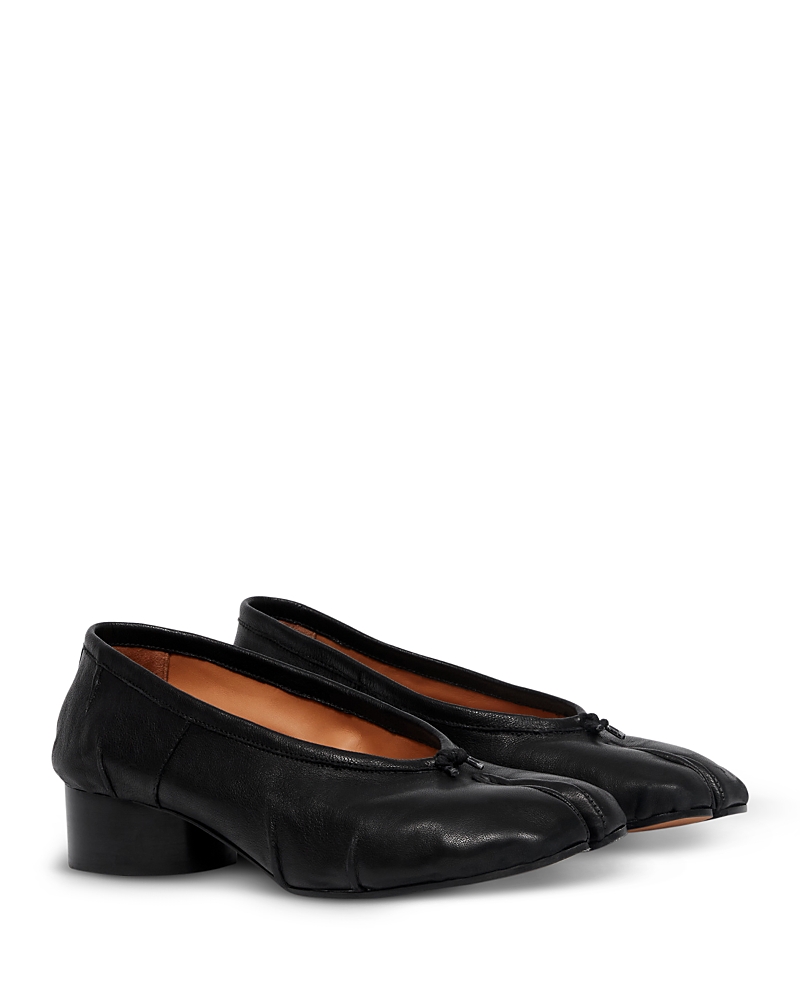 Maison Margiela Women's Tabi Ballerina Flats In Black
