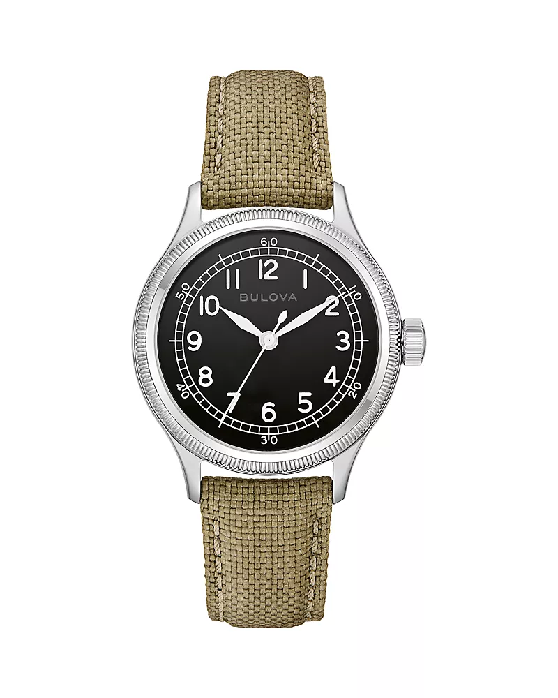 Bulova Military A11 Jimmy Automatic Watch, 37mm