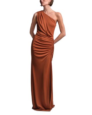 Valentina One Shoulder Draped Gown - thumbnail 2