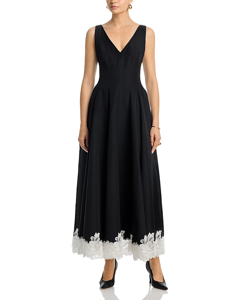 Simkhai Mira Sleeveless Structured Midi Dress