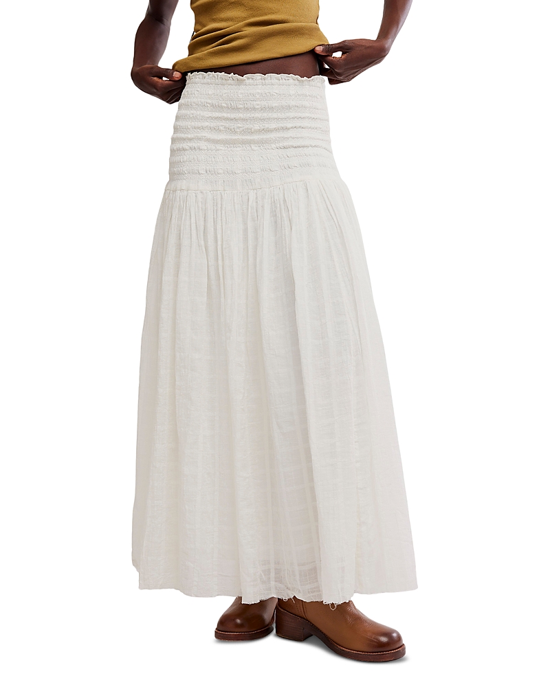 Free People Raven Solid Maxi Skirt