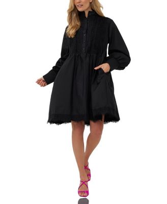 Nora Lace AppliquÃ© Dress