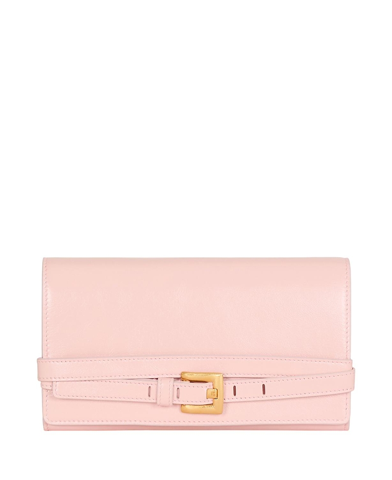 Balmain Shuffle Calfskin Wallet With Chain
