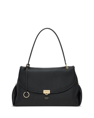 Gancini Large Leather Handbag