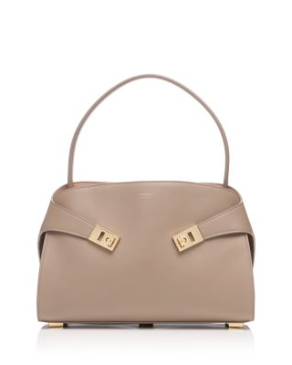 Ferragamo Hug Soft Leather Shoulder Bag