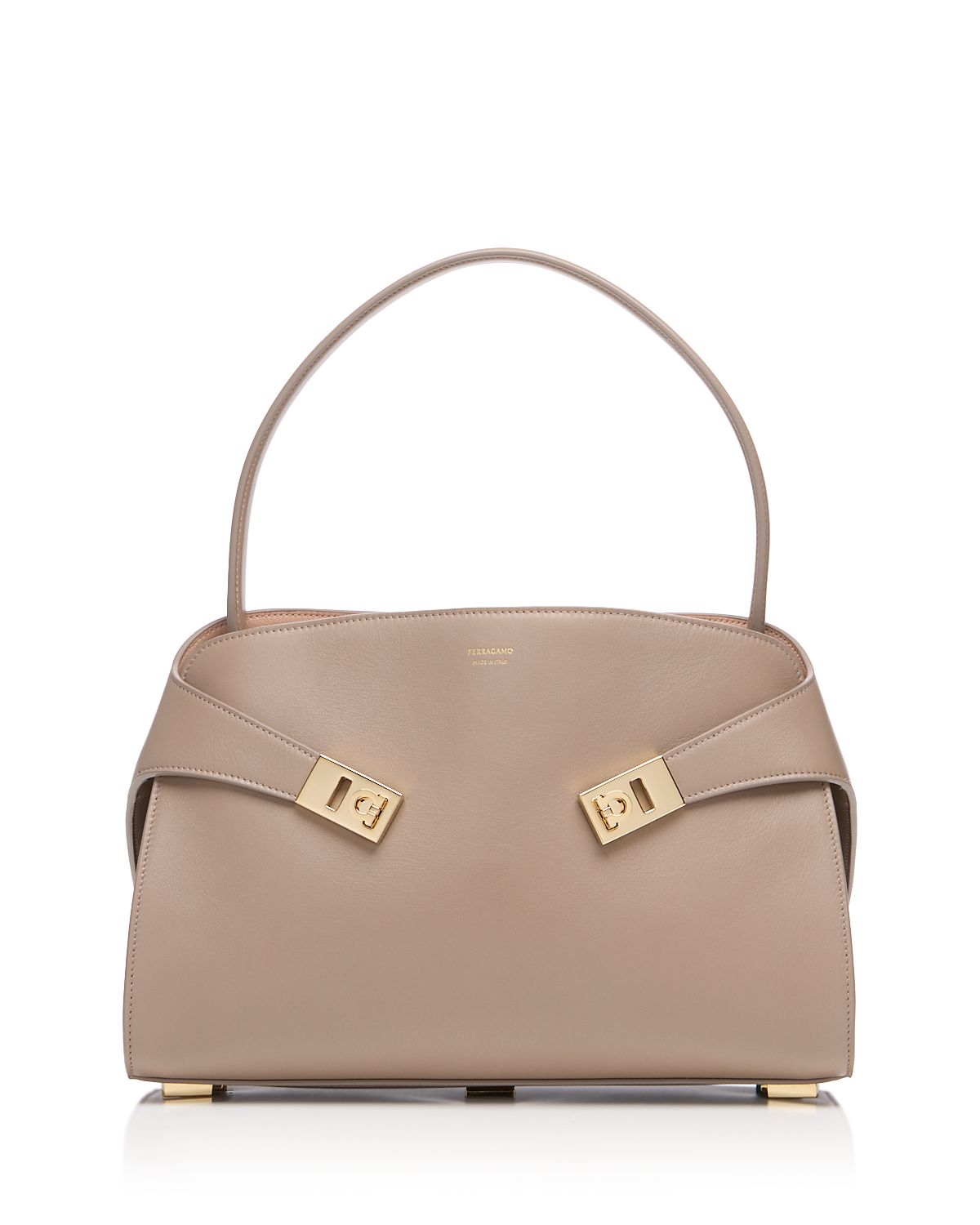 Ferragamo Hug Soft Leather Shoulder Bag