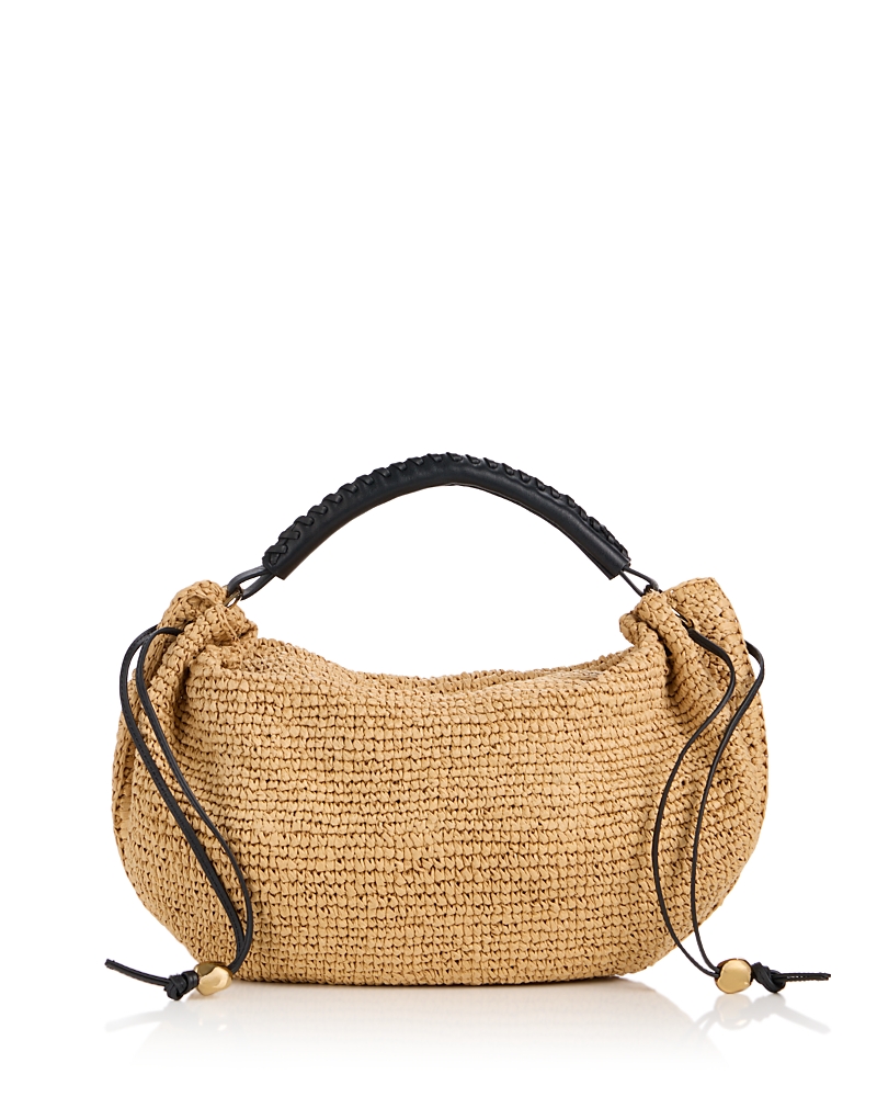 Madewell Camren Gathered Raffia Shoulder Bag