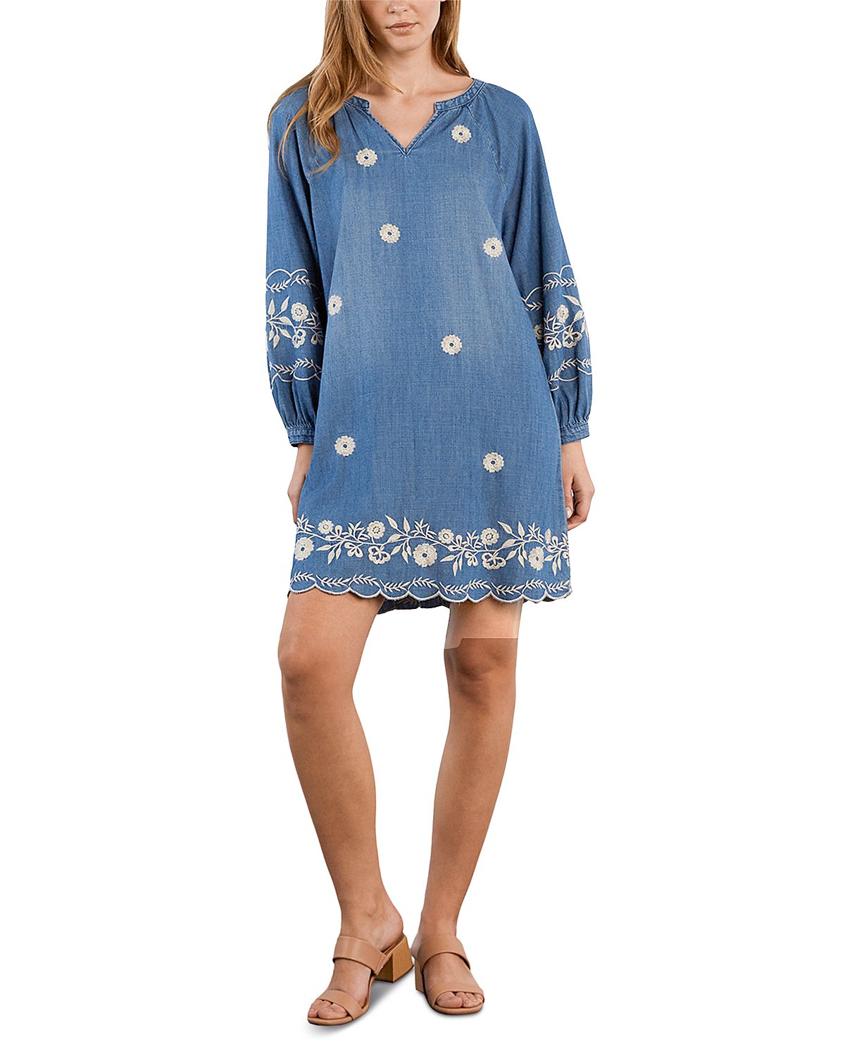 Billy T Capri Embroidered Dress