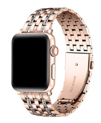  Remy Rhinestone Stainless Steel Band For Apple Watch