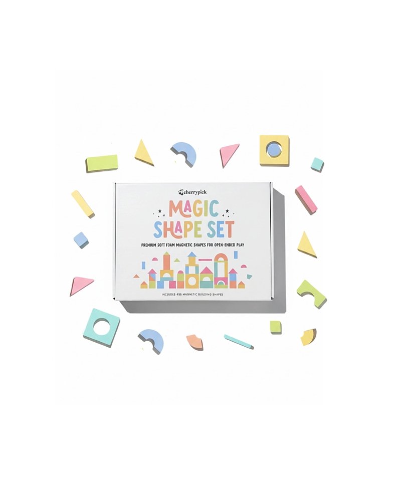 Cherrypick Magic Shape Set Soft Foam Magnetic Shapes For Building And Play