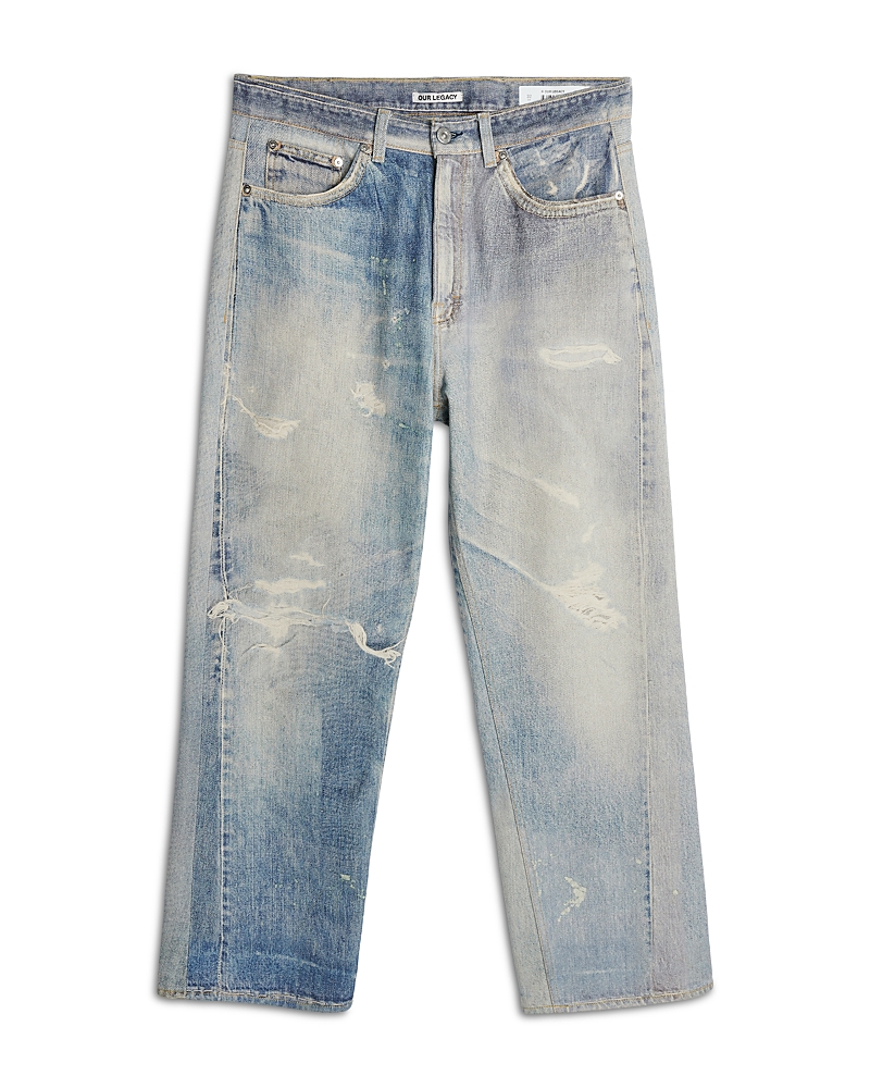 Our Legacy Straight Fit Distressed Jeans