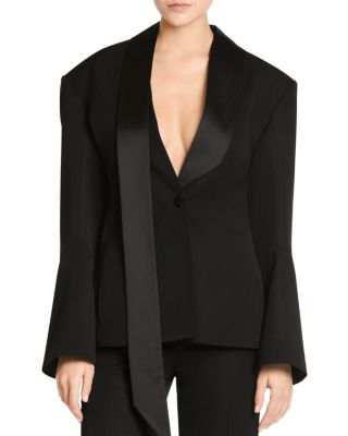 Wool & Satin Tuxedo Jacket