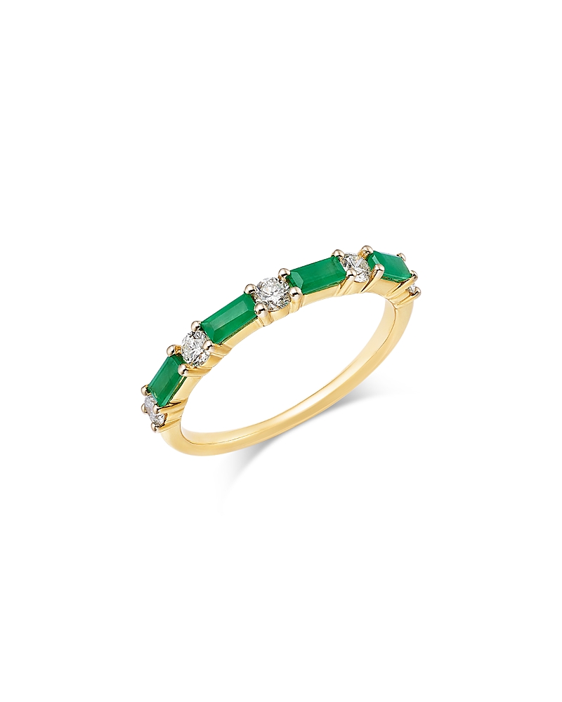 Bloomingdale's Fine Collection Sapphire & Diamond Classic Band in 14K Gold
