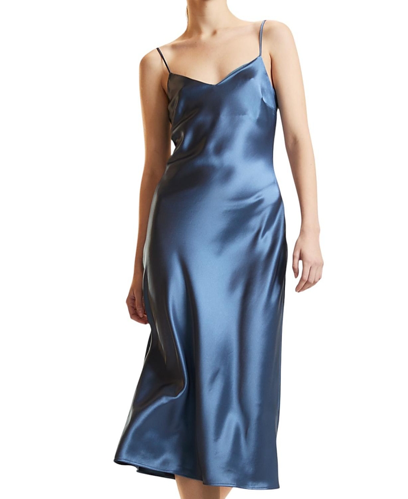 Cynthia Rowley Satin Slip Dress