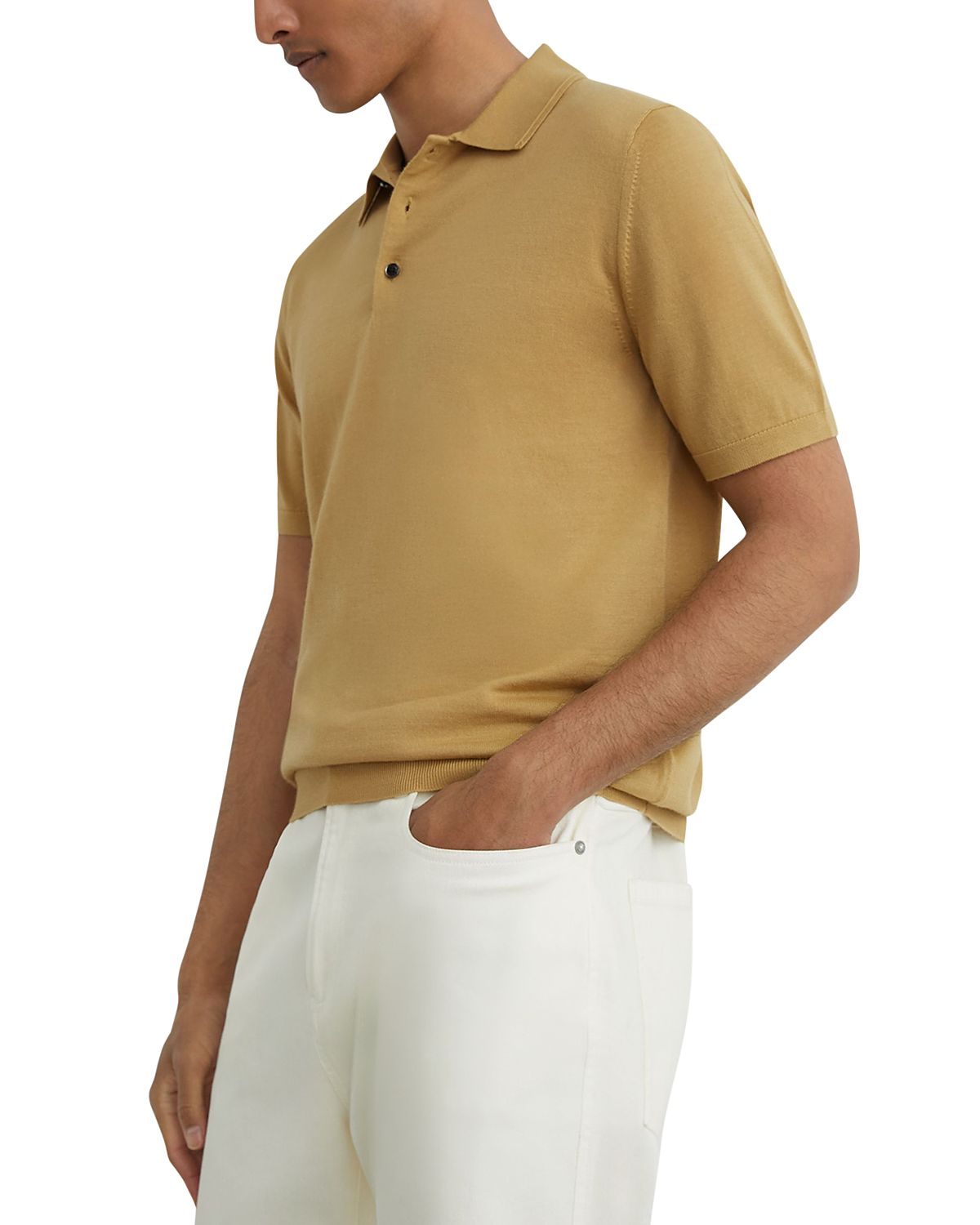 Reiss Manor Merino Wool Polo Shirt