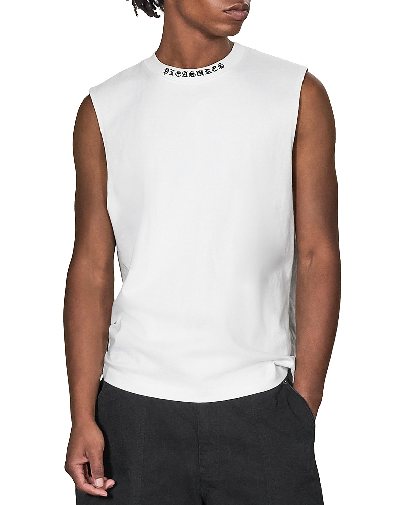 Pleasures Old English Sleeveless Logo T-Shirt