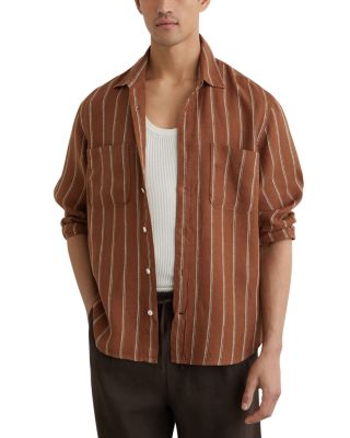 Rubus Striped Linen Shirt
