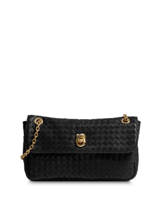 Madison Intrecciato Leather Shoulder Bag