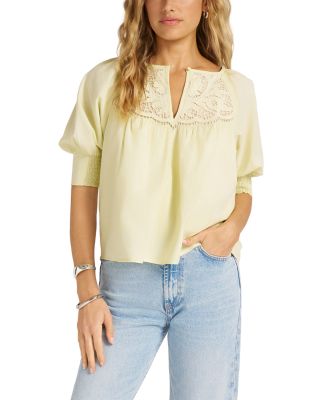 Luma Puff Sleeve Popover Top
