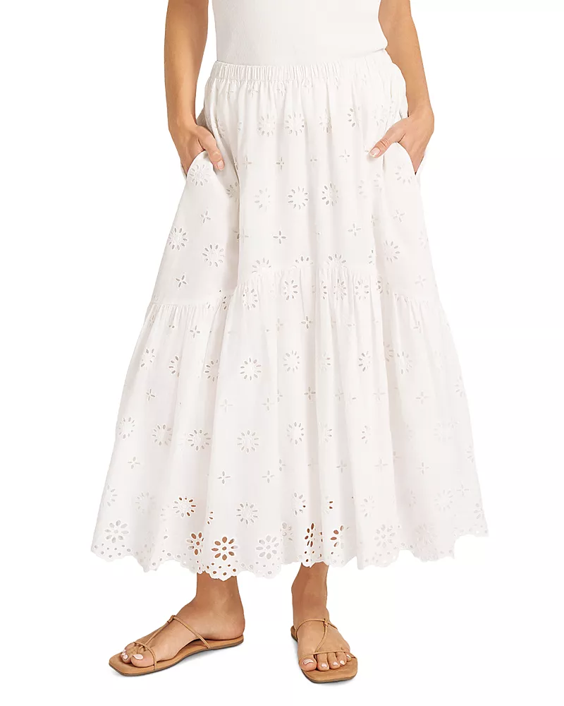 Matty M Shala Eyelet Skirt