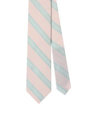 Robert Silk Linen Stripe Best of Class Necktie