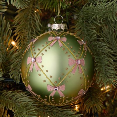 Glass NYC Ballet Bauble Ornament