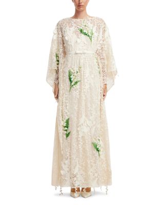 Willow Embellished Lace Kaftan Maxi Dress