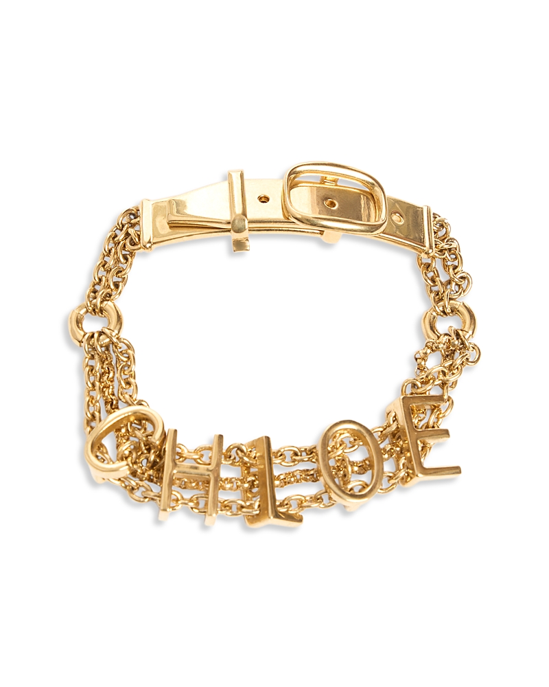 Chloe Logo Statement Necklace, 14