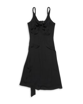 Silk Midi Bow Dress