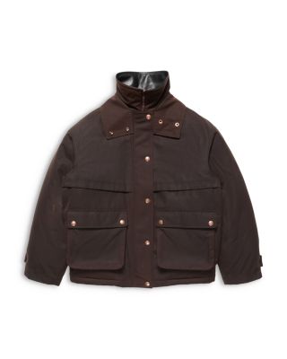 Leather Trim Field Jacket